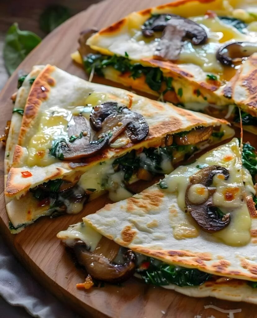 Mushroom Quesadillas Recipe