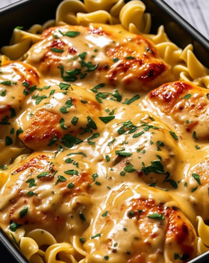 Creamy Baked Chicken with Egg Noodles, easy creamy baked chicken with egg noodles, Old fashioned chicken and egg noodles recipe, Creamy chicken and egg noodles recipe, Best chicken and noodles recipe ever, Creamy chicken and noodles recipe, Chicken and noodles with cream of chicken soup, Creamy chicken and noodles with vegetables, Easy chicken noodle recipes with few ingredients